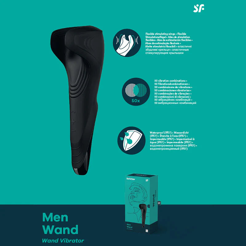 Satisfyer Mens Wand Black