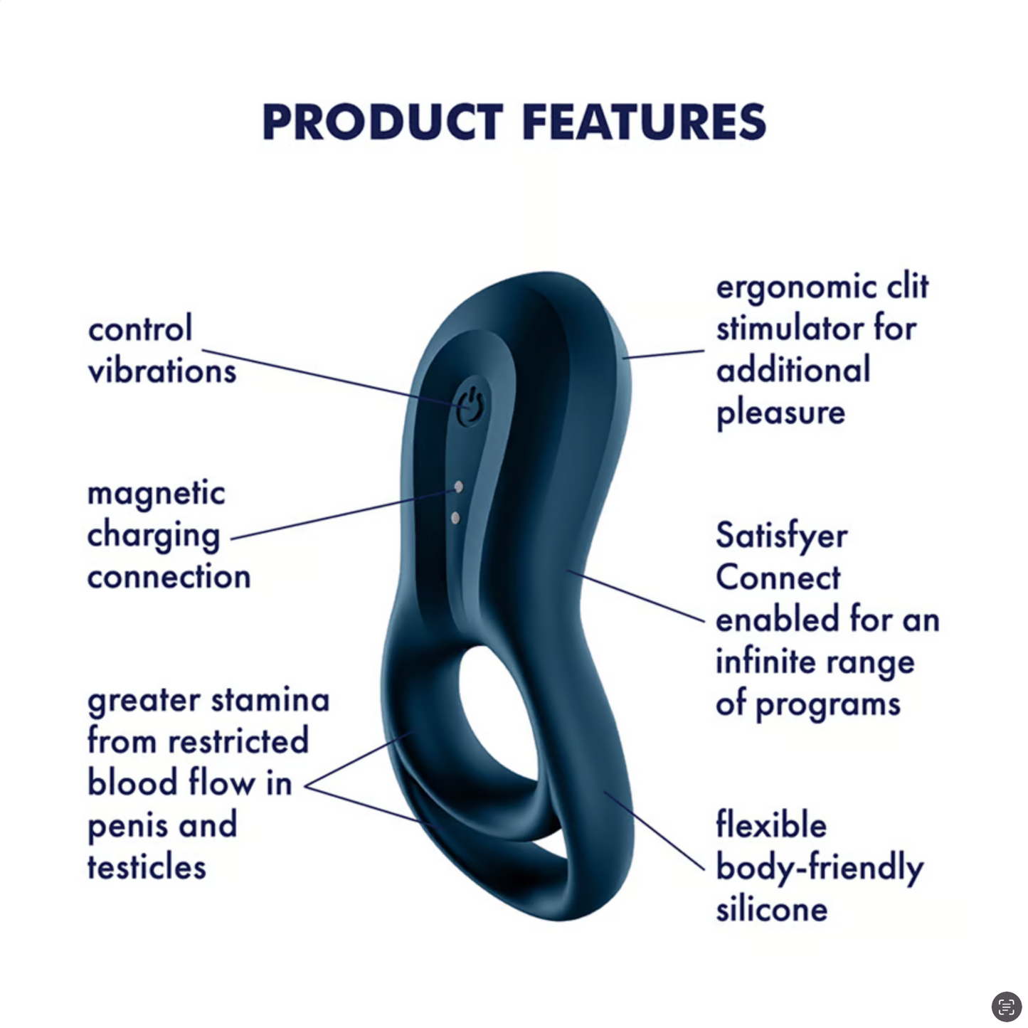 Satisfyer Epic Duo Ring Vibrator