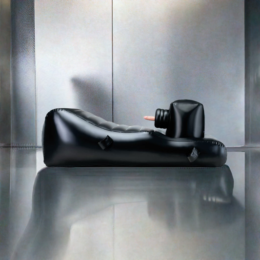 Inflatable Recliner with 3 Vibrating Attachments