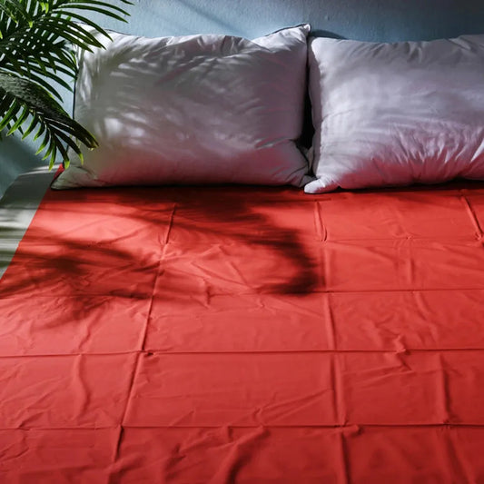 PVC Bed Sheet – Red
