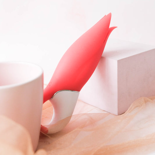 Satisfyer Vibes Power Flower Vibrator Red