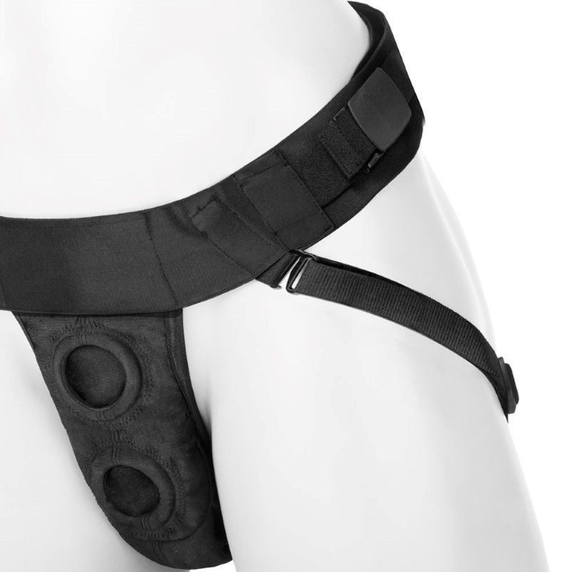 Double Penetration Jock Strap Harness - Queen