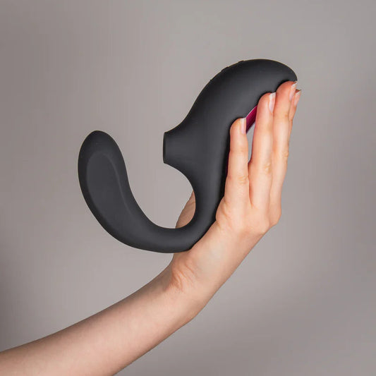 Enigma Wave Dual Stimulation Sonic Massager Purple