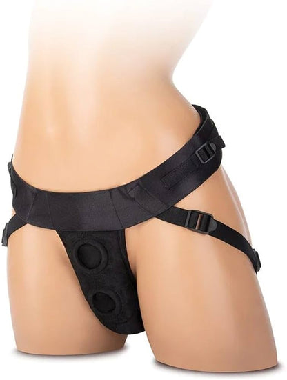 Double Penetration Jock Strap Harness - Queen