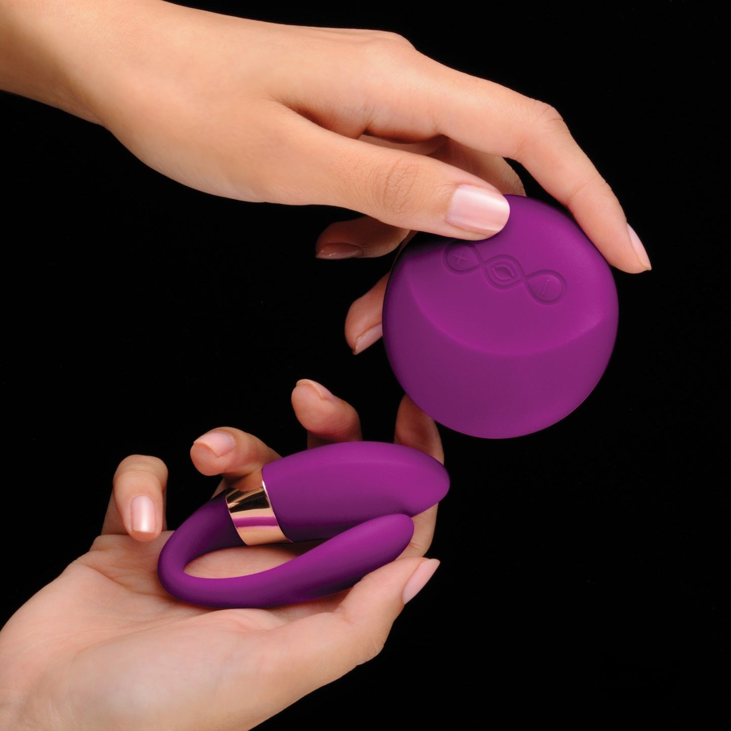 Tiani 3 Couples Massager – Deep Rose