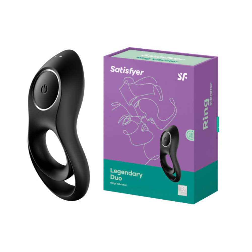 Satisfyer Legendary Duo Ring Vibrator Black