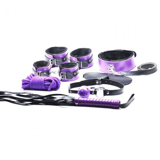 Beginner's Bondage Kit – Purple (8 Piece)