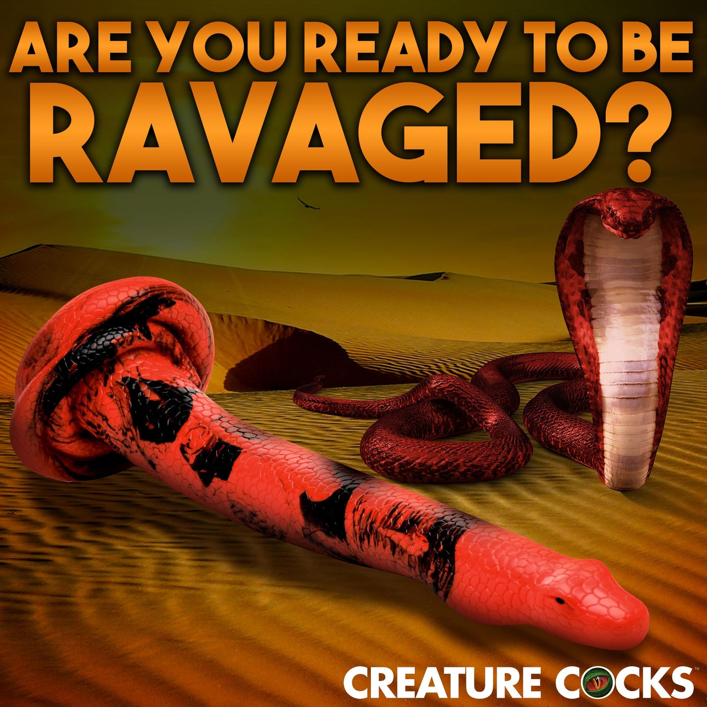 Creature Cocks King Cobra 14inch Silicone Dong