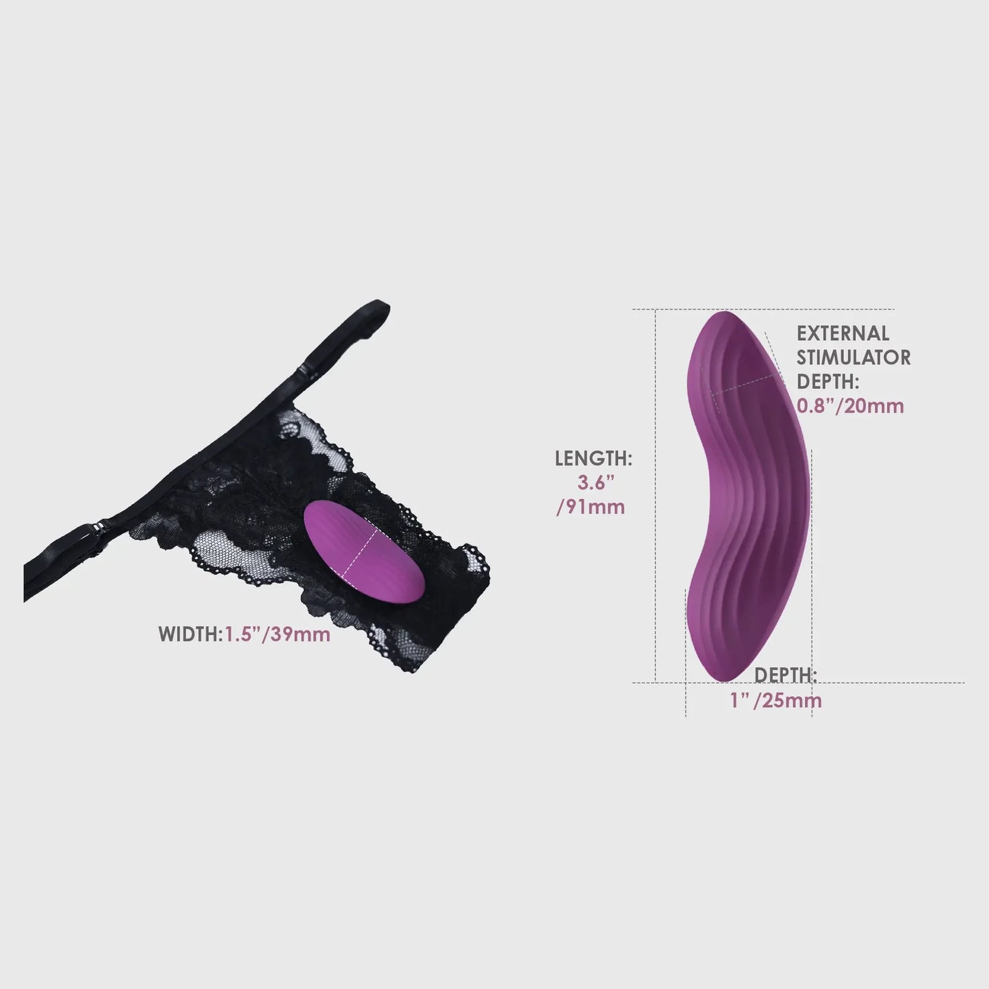 Panty Vibrator with Thong