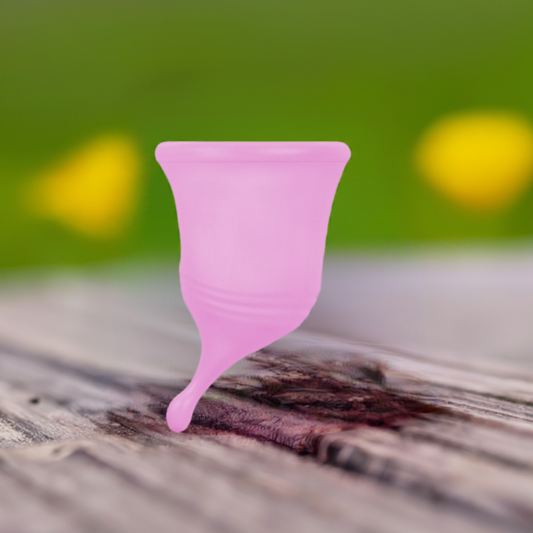 Eve Menstrual Cup with Curved Stem – Large
