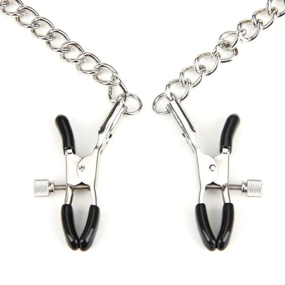 Breathable Ball Gag with Nipple Chain