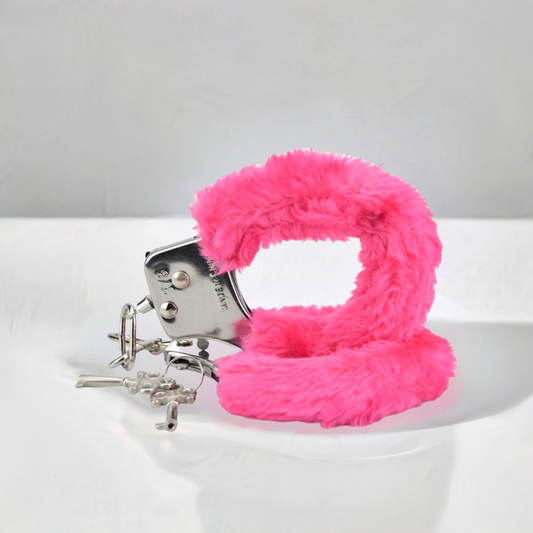 Heavy Duty Furry Handcuffs – Pink