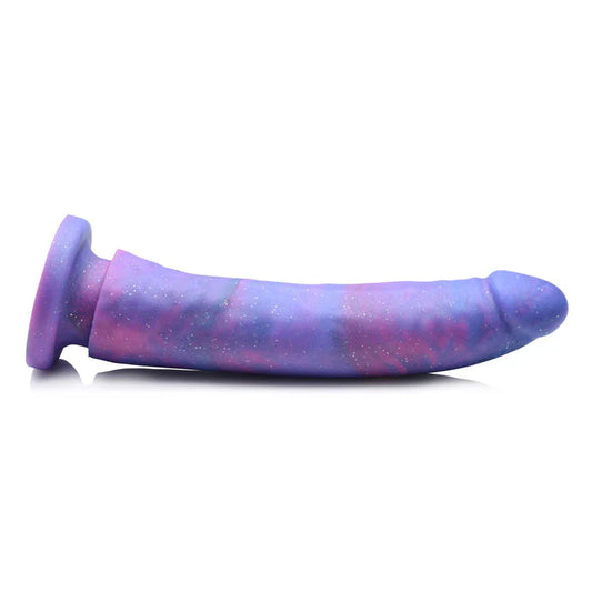 Magic Stick Glitter Silicone Dildo – 8 Inch (Purple & Pink)