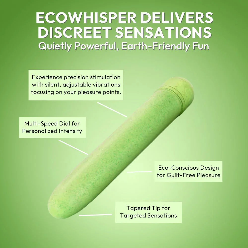Biodegradable Eco Bullet Vibrator - Green