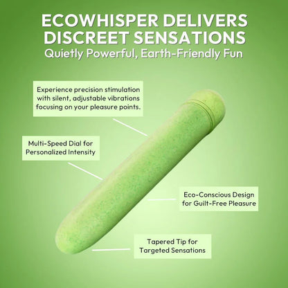 Biodegradable Eco Bullet Vibrator - Green