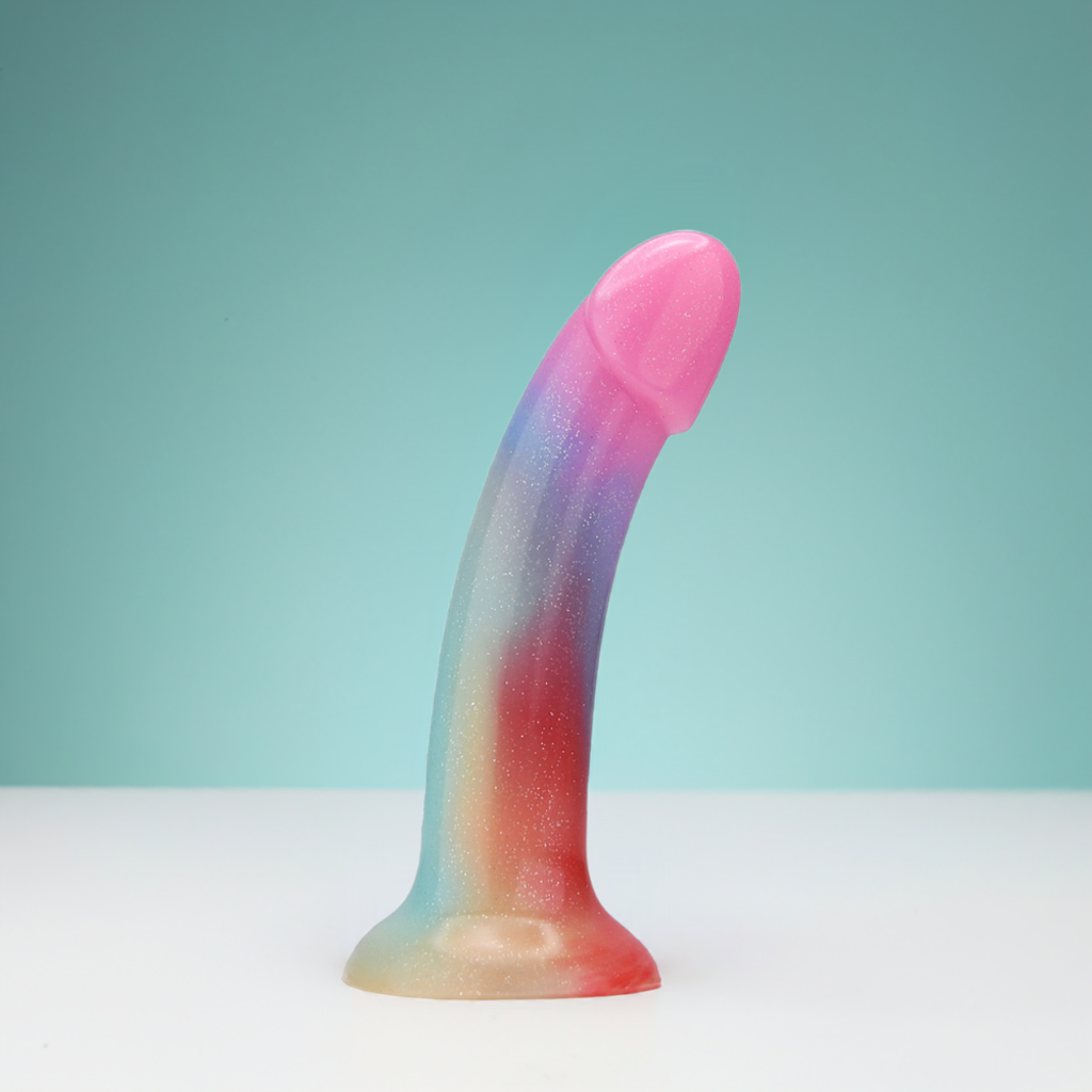 Iridescent Silicone Dildo