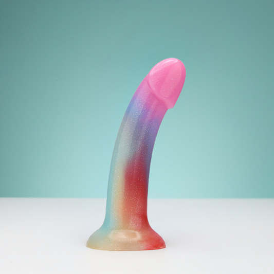 Iridescent Silicone Dildo