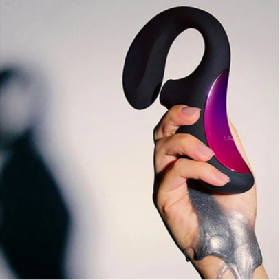 Enigma Wave Dual Stimulation Sonic Massager Black