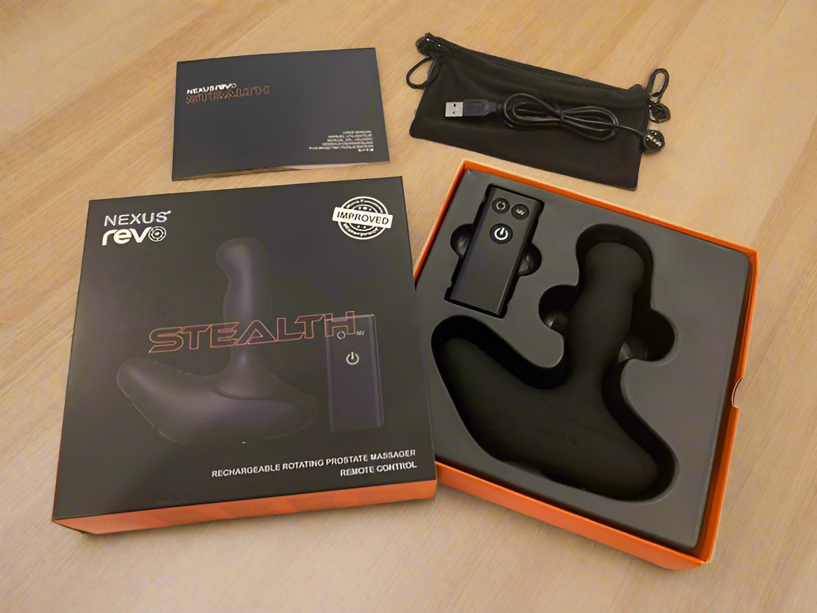 Revo Stealth Prostate Massager Black