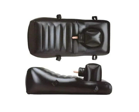 Inflatable Recliner with 3 Vibrating Attachments