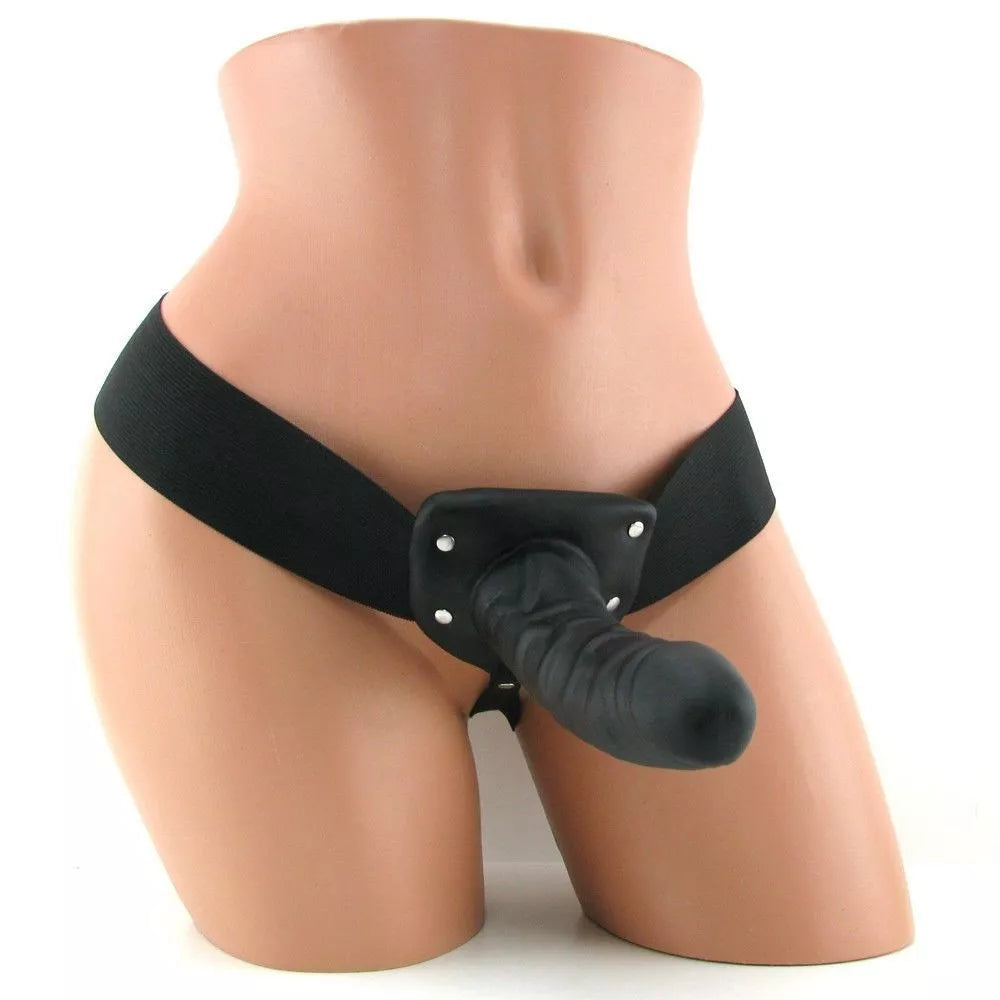 Hollow Strap-On – 6 Inch (Black)